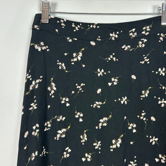 NEW Free People Ruby’s Forever Maxi Skirt Black Floral Boho Size 2 Women's - Picture 3 of 5
